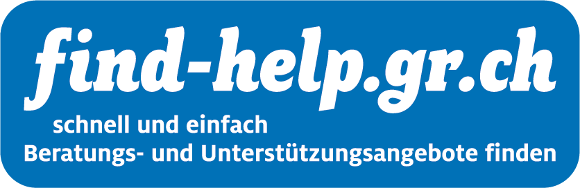 Das Logo von find-help.gr.ch.